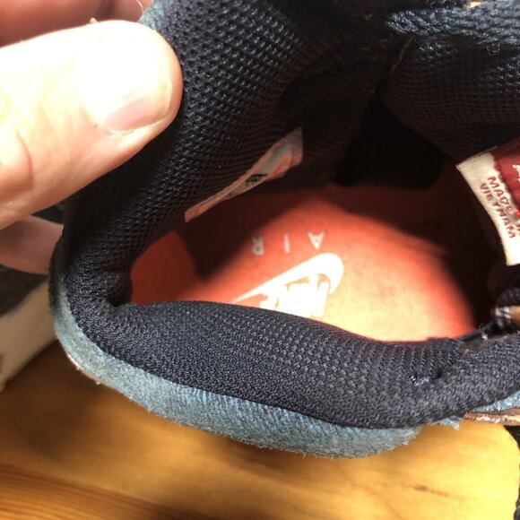 Nike Air SC Trainer High Shoes Men’s Size 8 Teal Denim Tan Athletic - Picture 16 of 16